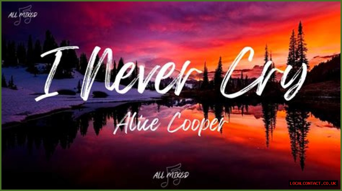 Alice Cooper I Never Cry Lyrics English Translation
