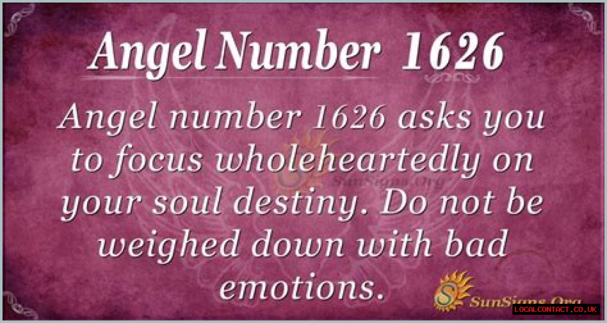 
ANGEL NUMBER 1626
