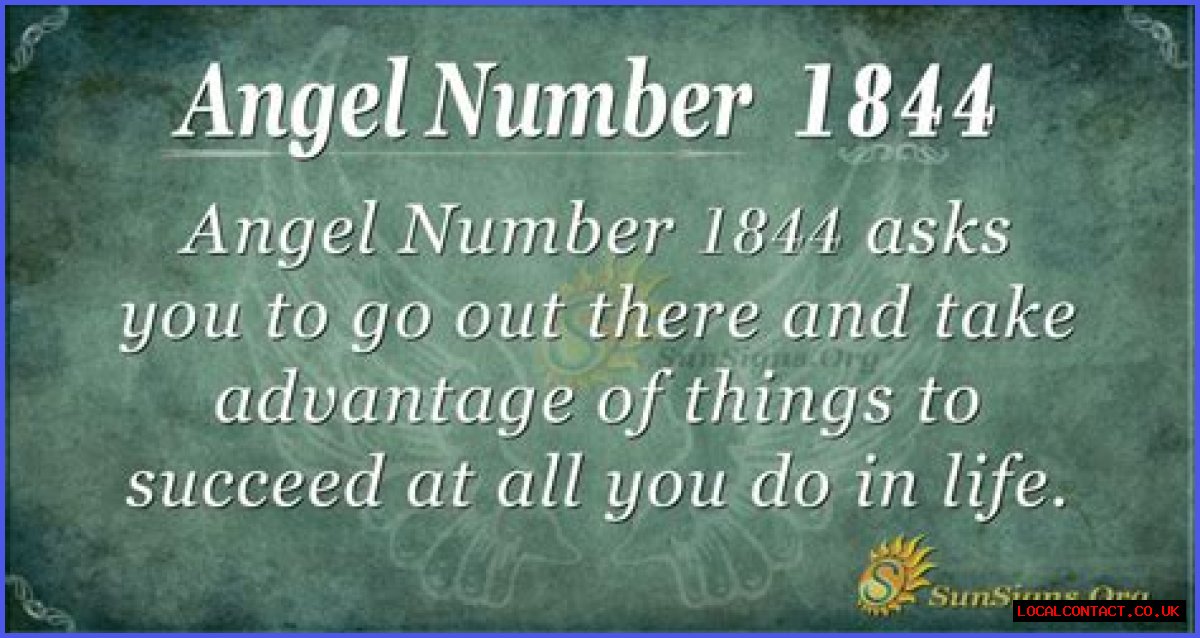 
ANGEL NUMBER 1844
