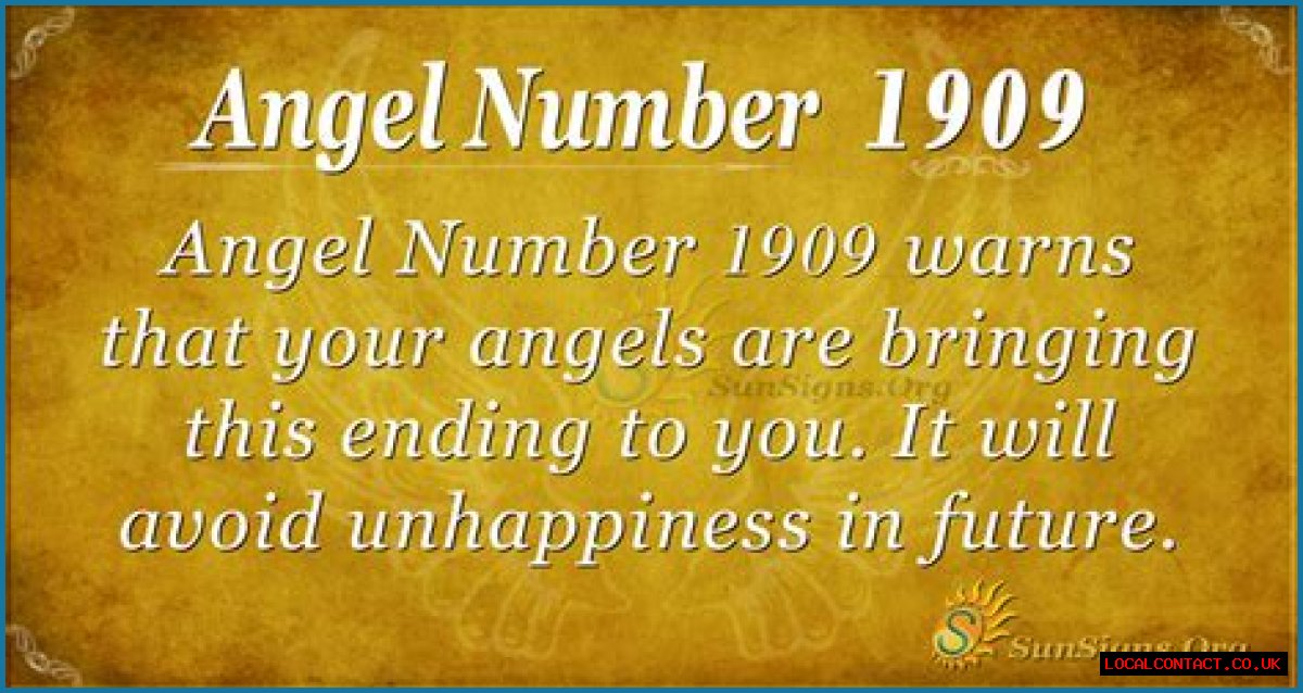 
ANGEL NUMBER 1909
