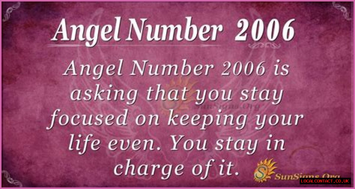 
ANGEL NUMBER 2006
