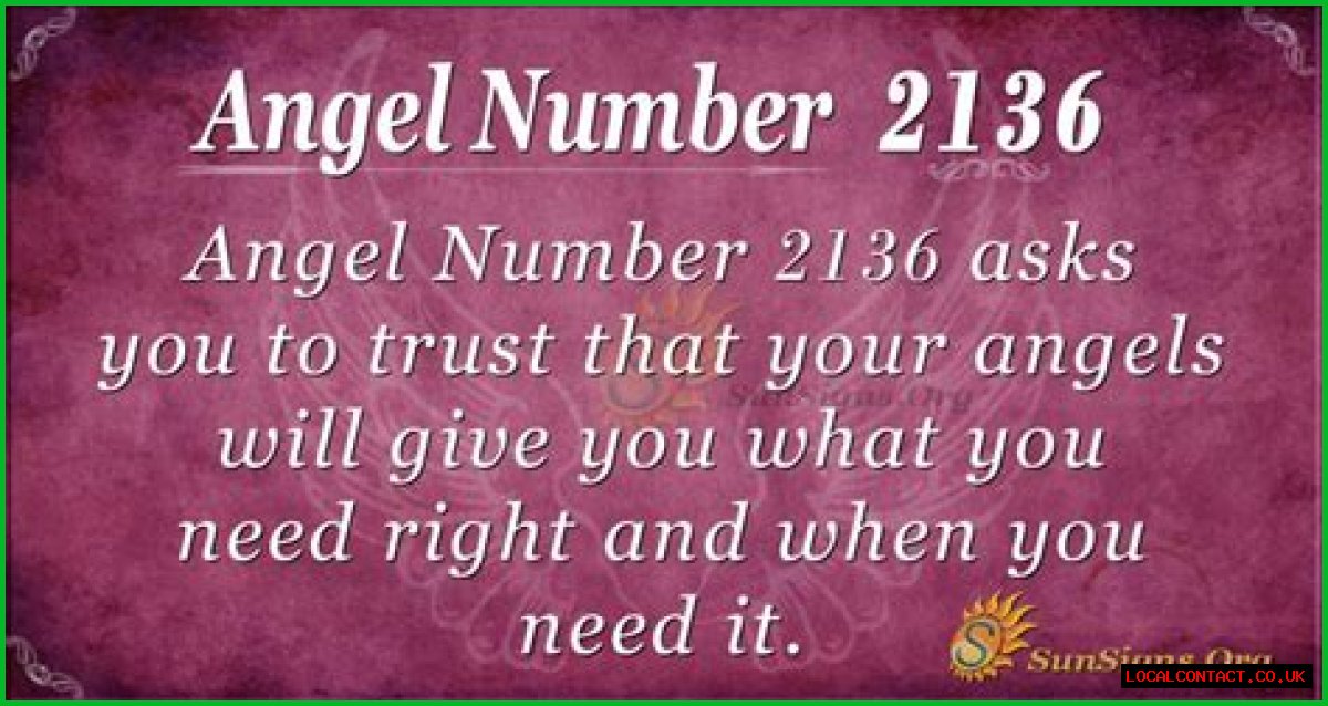
ANGEL NUMBER 2136

