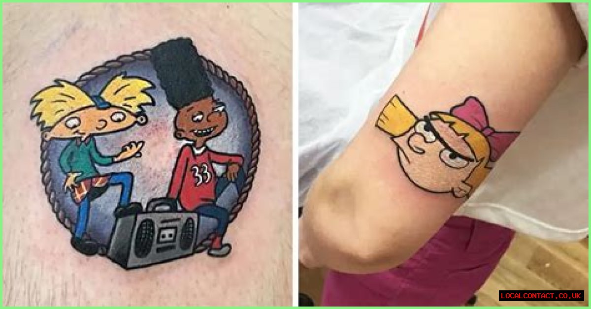Embracing The Nostalgia: The Allure Of 90's Cartoons Tattoos
