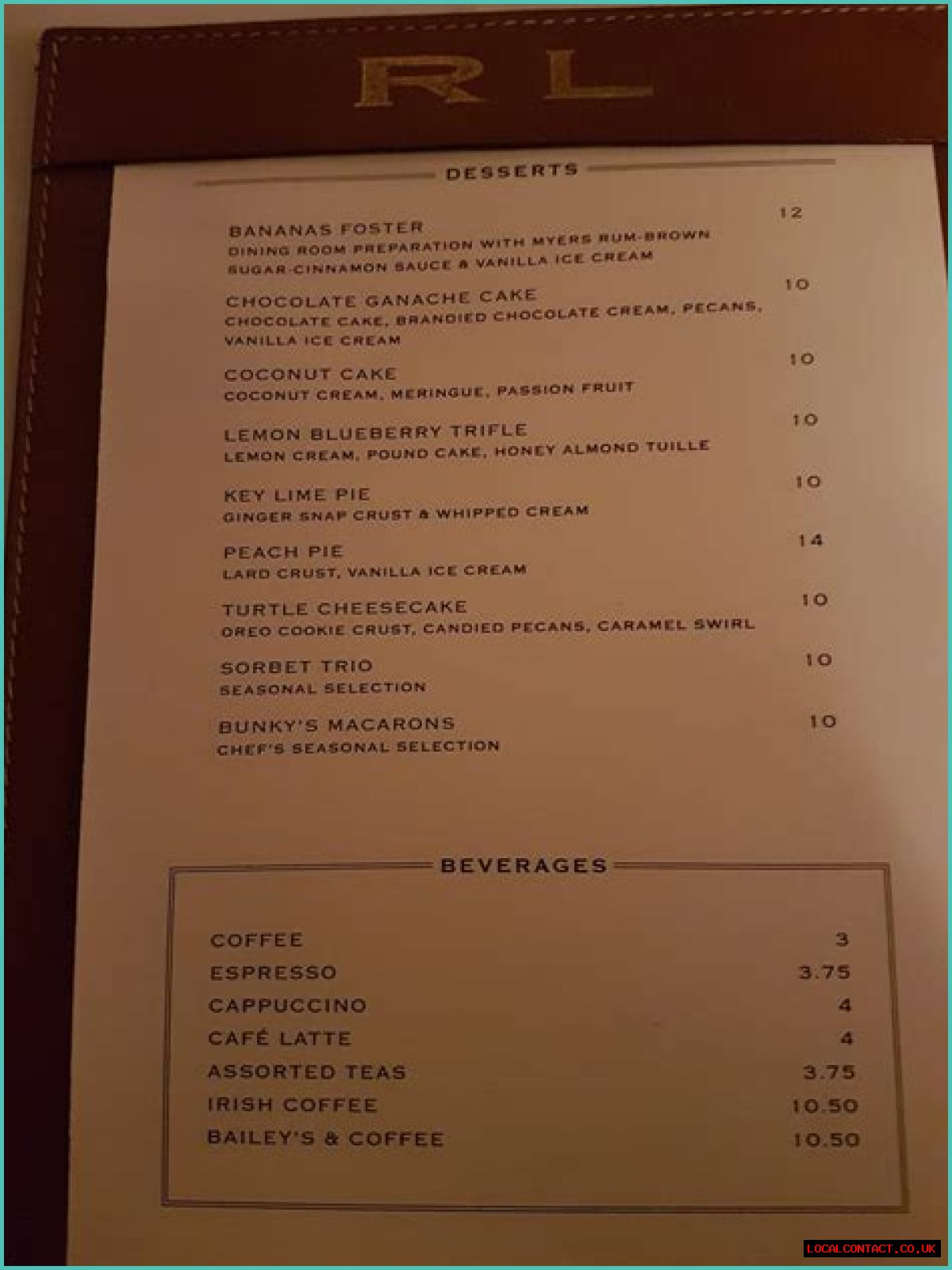 Exploring The Exquisite RL Restaurant Menu