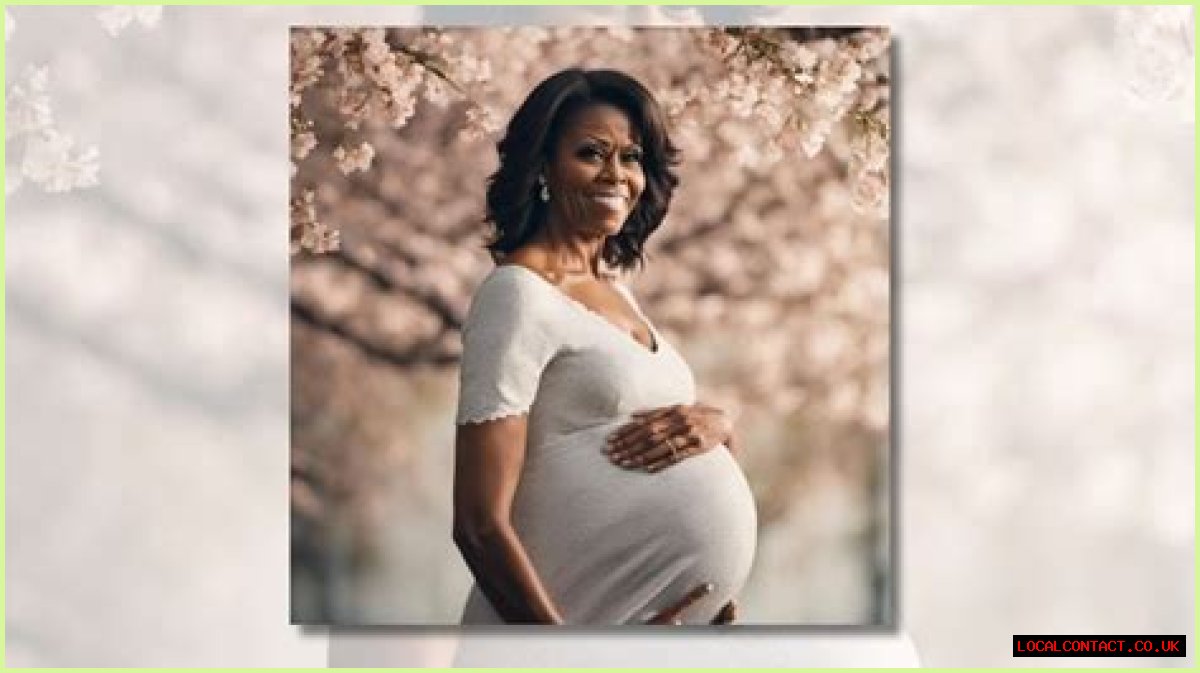 Exploring The Iconic Image Of Michelle Obama During Pregnancy