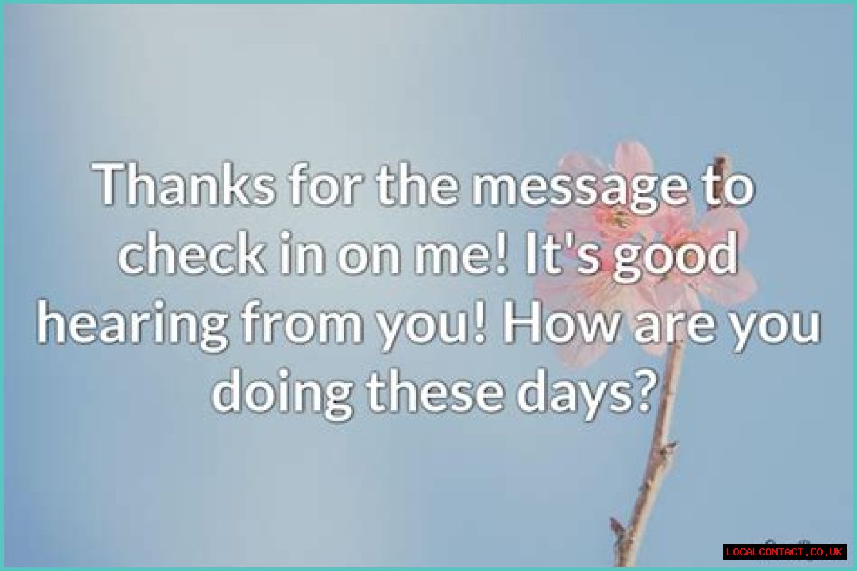 Heartfelt Ways To Send "Just Checking Up On You" Text Messages For Her