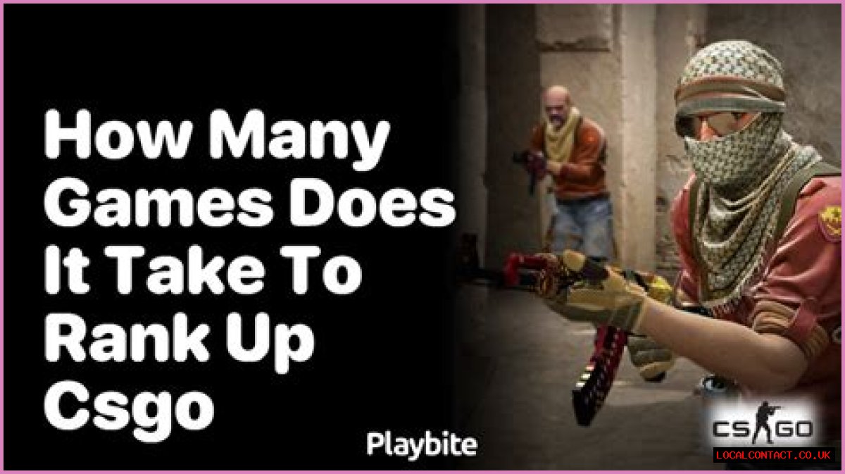 How many games does it take to rank up in csgo