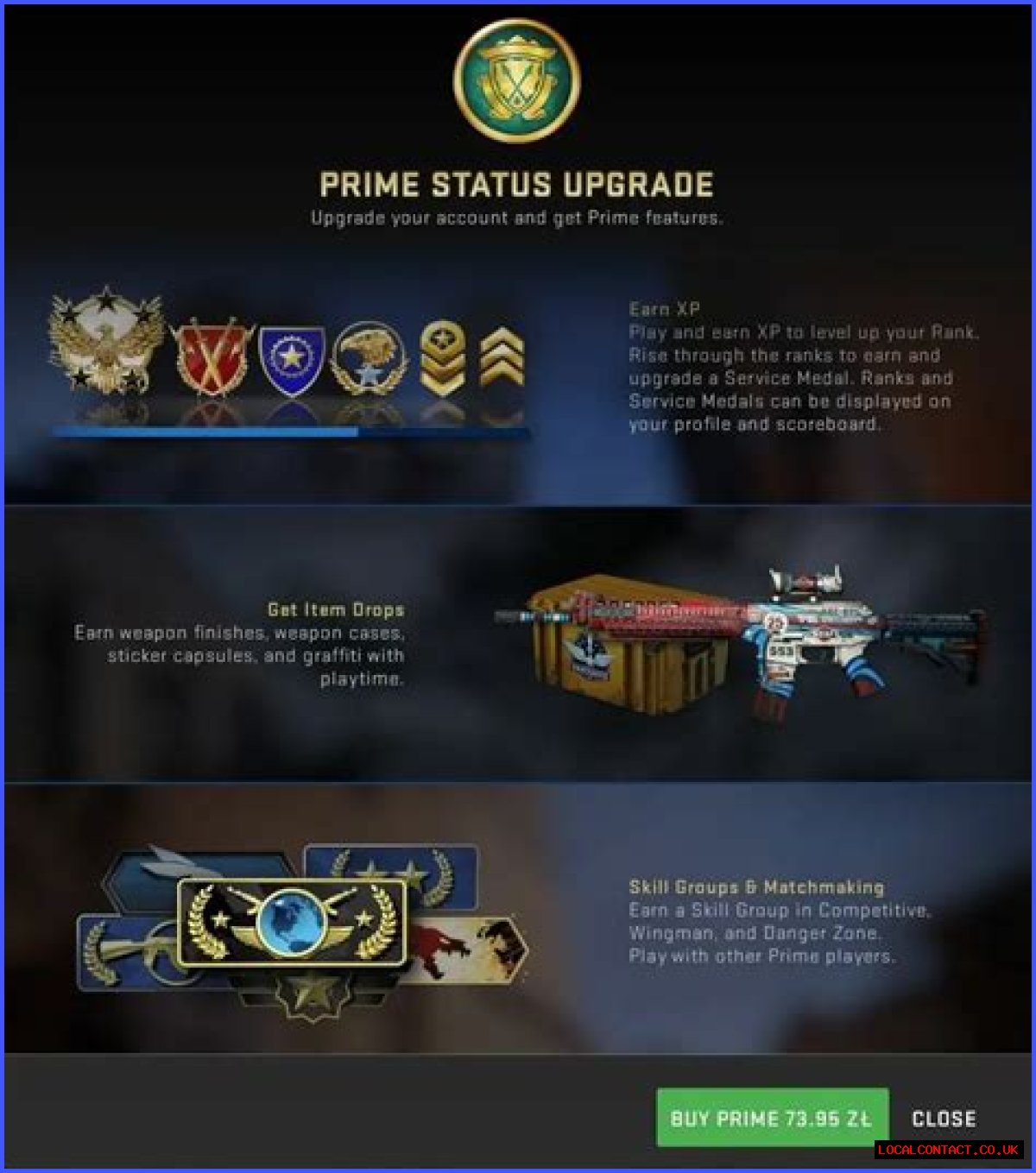 How much is csgo prime