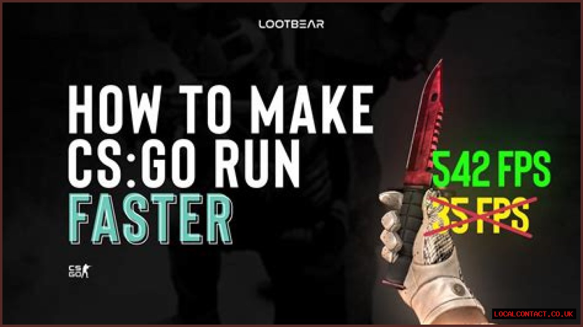 How to make csgo run faster