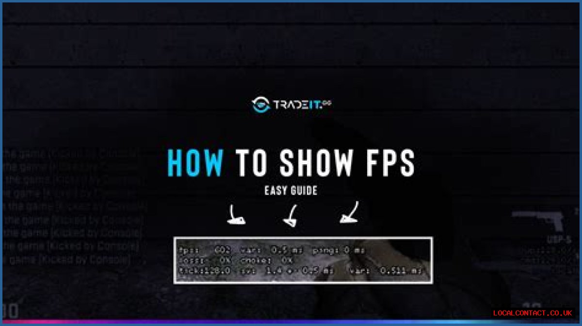 How to show fps csgo