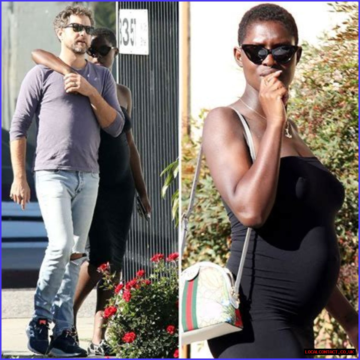 Jodie Turner-Smith Shows Off Her Baby Bump At The Pool As She & Joshua Jackson Prepare To Welcome Baby Girl Any Day Now