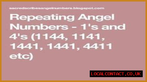 
Repeating Angel Numbers - 4's and 1's  (4411, 4141, 1414, 1144 etc)
