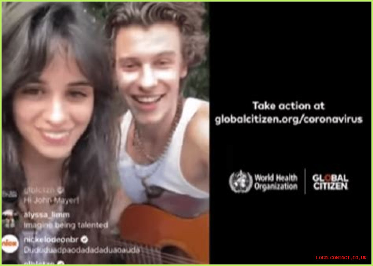 Watch Lovebirds Shawn Mendes And Camila Cabello Give No Contact Coronavirus Global Citizen Concert As They Self Isolate Together