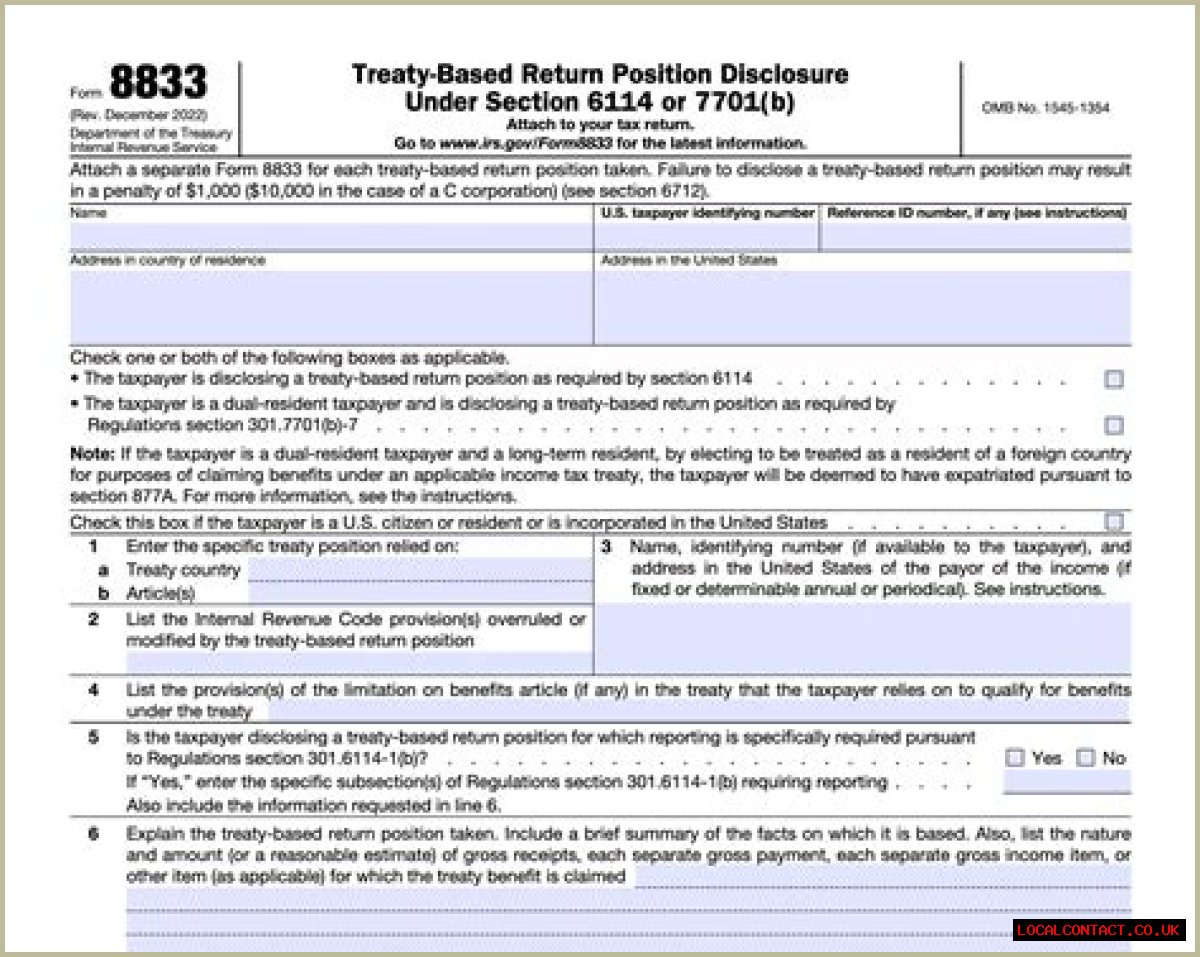 What is a treaty-based return position?