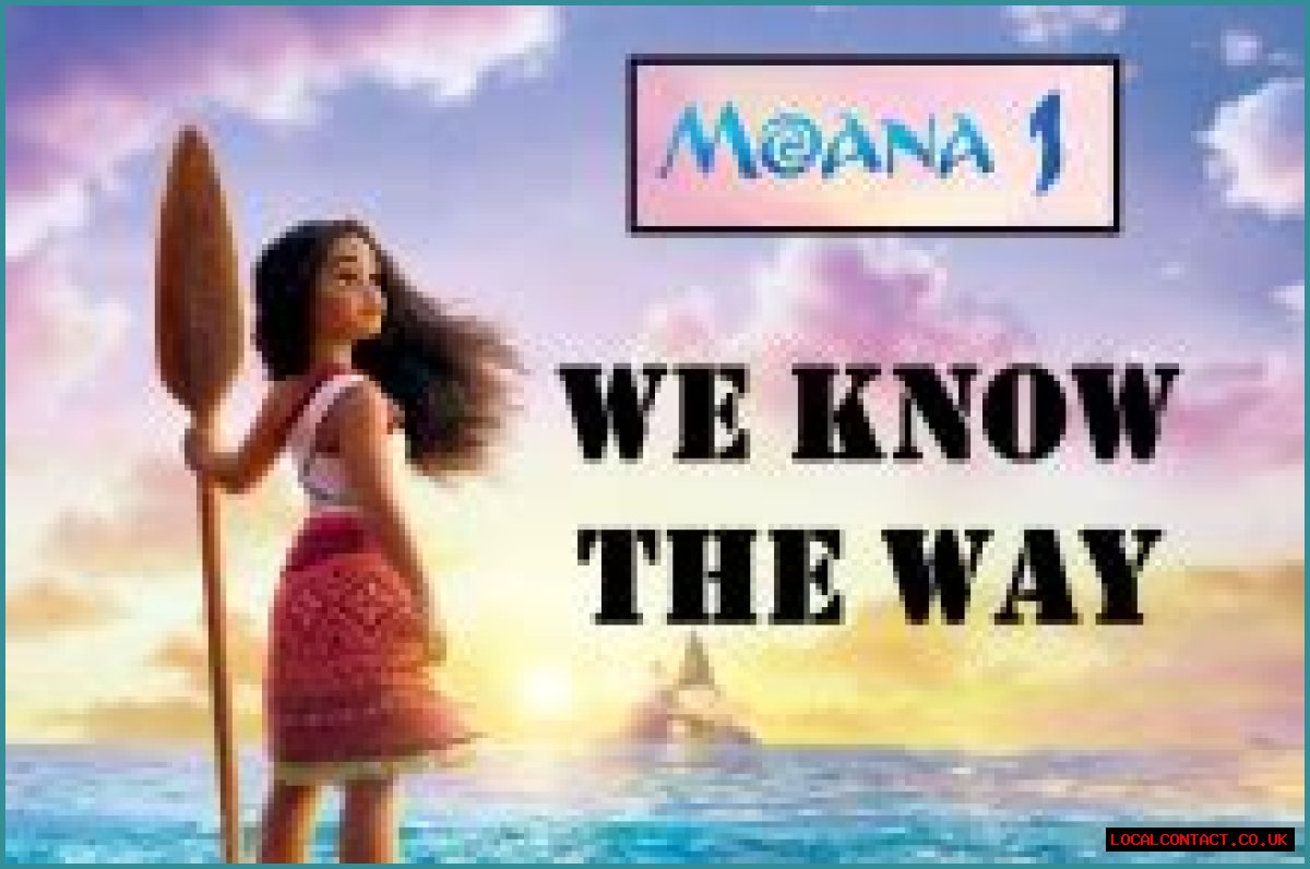 What language is used in Moana We Know the Way? – Celebrity