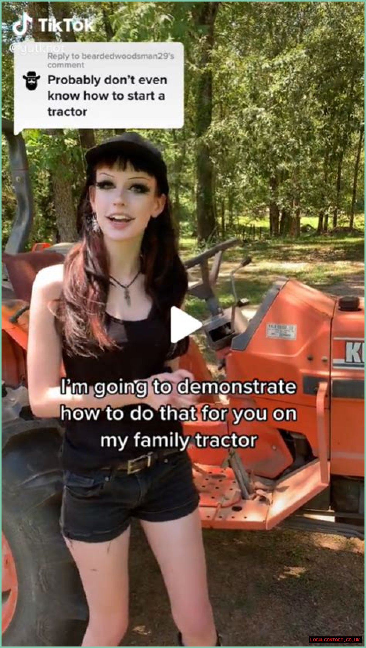 Who Is Gutknot On TikTok? Tractor Goth Girl Farmer On Instagram